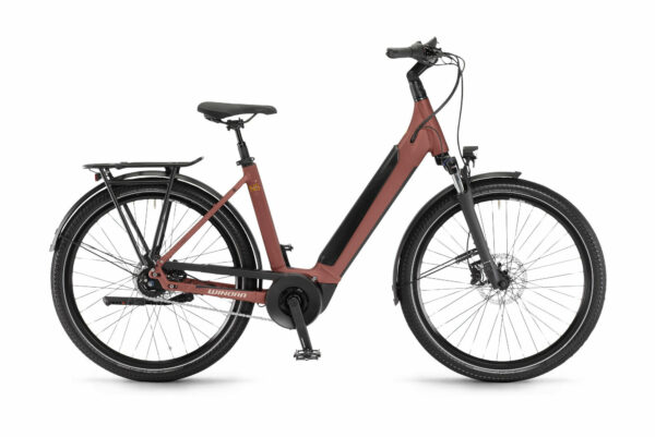 Winora Sinus N5 Maroonred matt 27,5" 625 Wh Wave