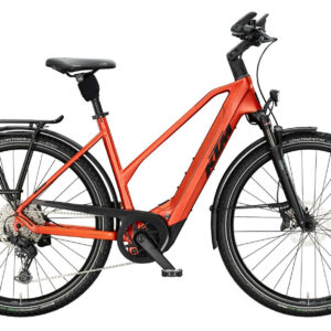 KTM MACINA STYLE 830 BURNT ORANGE MATT (BLACK) 28" 800 Wh Trapez