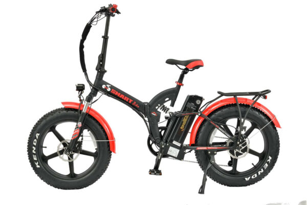 SMARTbike SHARK 4.0 schwarz-rot 20" 690 Wh Faltrahmen