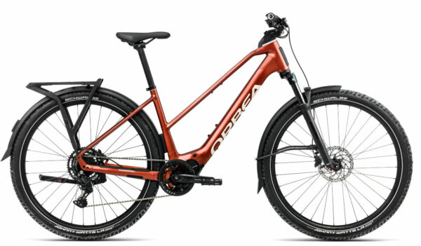 Orbea KEMEN ADV 30 MID Mars Red-Ivory White (Gloss) 29" 540 Wh Trapez
