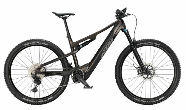 KTM MACINA LYCAN 871 MARS BLACK MATT (GREY+ORANGE) 27,5" 800 Wh Diamant