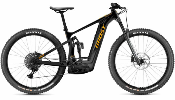 Ghost E-Riot AM CF Advanced black/dirty orange-glossy/matt 29" 750 Wh Diamant