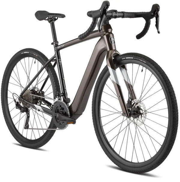 BESV JGR 1.3 metallic umbra with night black 28" 360 Wh Diamant