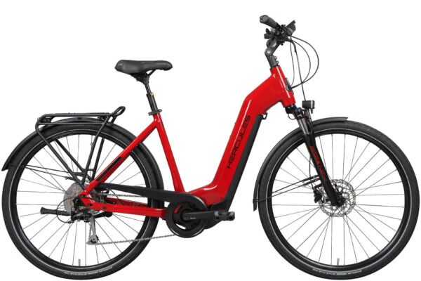 Hercules Intero I-8 ferrari rot-glänzend 28" 630 Wh Wave