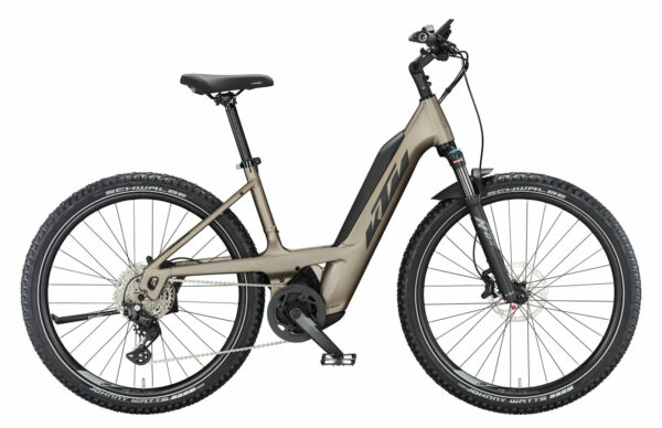 KTM Macina Aera 671 oak matt (black+orange) 27,5" 625 Wh Wave