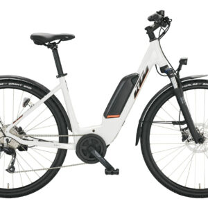 KTM Macina Cross Street P510 white (black+orange) 28" 500 Wh Wave