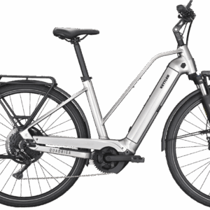 KETTLER Alu-Rad QUADRIGA P10 (625 Wh), 10 Gang Kettenschaltung, Damenfahrrad, Trapez, Modell 2024, 28 Zoll 53 cm chrome matt / black shiny