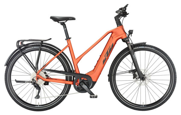 KTM Macina Sport 510 burnt orange matt (black+grey) 28" 500 Wh Trapez