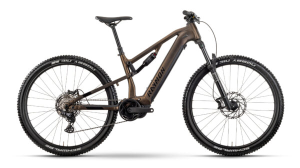 Raymon Trailray 120 Pro Tenmoku / Black / Green 29" 800 Wh Diamant