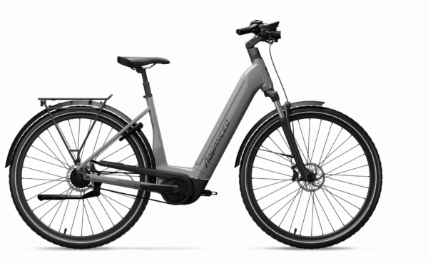 ADVANCED TOUR Pro Wave (625 Wh), 10 Gang Kettenschaltung, Damenfahrrad, Wave, Modell 2023, 28 Zoll 45 cm Stone Grey