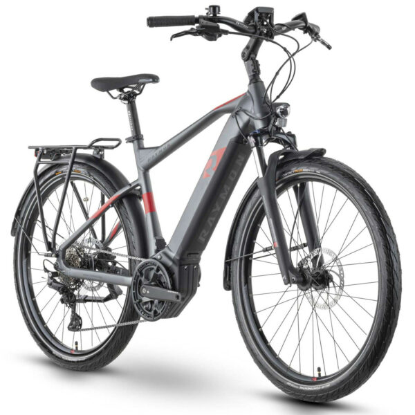 Raymon TourRay E 6.0 M350 anthracite metallic/red/black matt 27,5" 630 Wh Diaman...