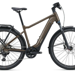 Giant Explore E+ Pro 1 GTS Truffle/Black Satin-Matt 28" 800 Wh Diamant