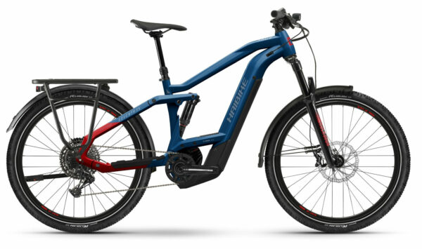 Haibike Adventr FS 9 gloss metal blue red 27,5" 625 Wh Diamant
