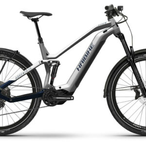 Haibike Adventr FS 9 silver/dark blue-matt 29" 720 Wh Diamant