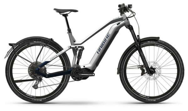 Haibike Adventr FS 9 silver/dark blue-matt 29" 720 Wh Diamant