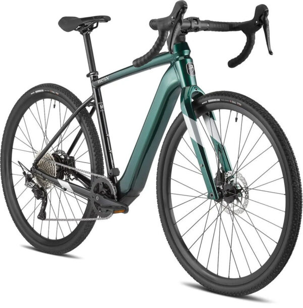 BESV JGR 1.1 metallic malachite with night black 28" 360 Wh Diamant
