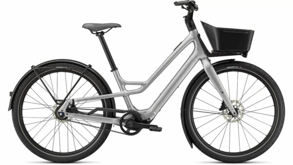Specialized Turbo Como SL 5.0 Brushed Silver/Transparent 27,5" 320 Wh Trapez