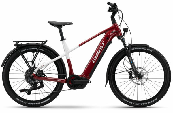 Ghost E-Teru Advanced EQ carbon red/chilly white-glossy 27,5" 800 Wh Diamant