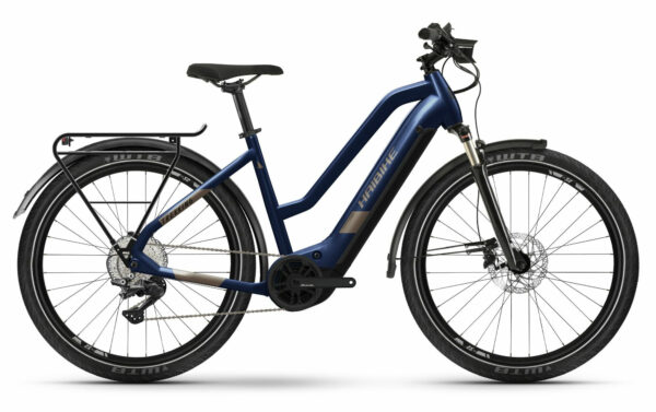 Haibike Trekking 7 blue/sand 27,5" 630 Wh Trapez