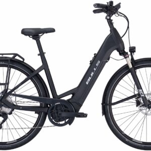 BULLS Lacuba EVO 10 (740 Wh), 10 Gang Kettenschaltung, Damenfahrrad, Wave, Modell 2022/2023, 28 Zoll 45 cm black matt