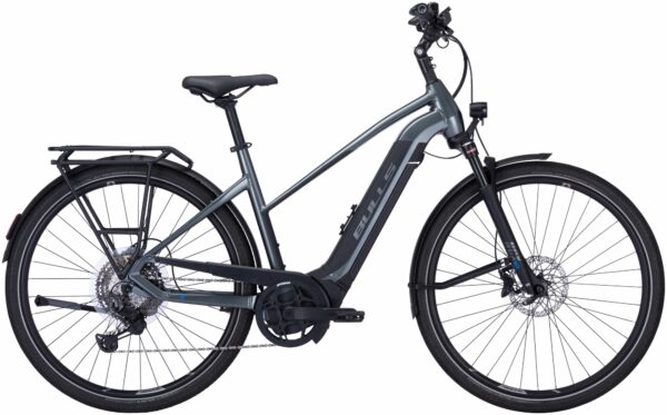 BULLS Lacuba EVO 11 (925 Wh), 11 Gang Kettenschaltung, Damenfahrrad, Trapez, Modell 2022/2023, 28 Zoll 55 cm grey/black matt