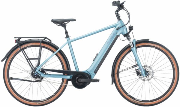 Pegasus Premio Evo 5R (625 Wh), 5 Gang Nabenschaltung, Herrenfahrrad, Diamant, Modell 2024, 28 Zoll 60 cm summit lake blue