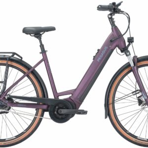 Pegasus Premio Evo 5R (625 Wh), 5 Gang Nabenschaltung, Damenfahrrad, Wave, Modell 2024, 28 Zoll 50 cm deep berry