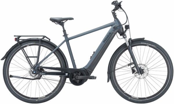 Pegasus Premio Evo 5R Belt (750 Wh), 5 Gang Nabenschaltung, Herrenfahrrad, Diamant, Modell 2024, 28 Zoll 60 cm sapphire black