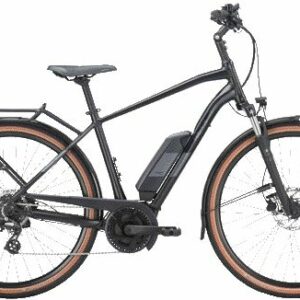 Pegasus Solero E8 Plus (500 Wh), 8 Gang Kettenschaltung, Herrenfahrrad, Diamant, Modell 2024, 28 Zoll 60 cm black matt