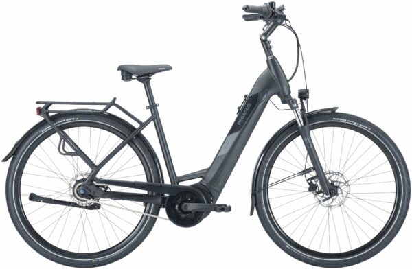 Pegasus Solero Evo 8R 26 (625 Wh), 8 Gang Nabenschaltung, Damenfahrrad, Wave, Modell 2024, 26 Zoll 40 cm black matt