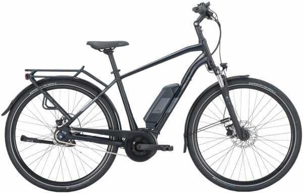 Pegasus Solero E8R Plus (500 Wh), 8 Gang Nabenschaltung, Herrenfahrrad, Diamant, Modell 2024, 28 Zoll 55 cm black matt