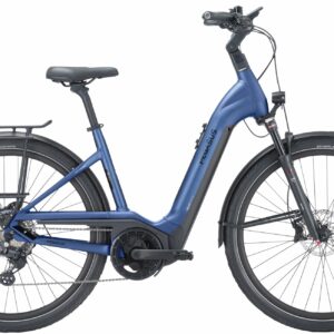 Pegasus Strong Evo 10 Lite (750 Wh), 10 Gang Kettenschaltung, Damenfahrrad, Wave, Modell 2024, 28 Zoll 55 cm steel blue