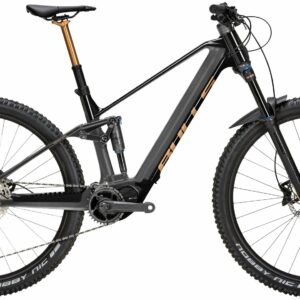 BULLS Sonic EVO AM-SL 1 (725 Wh), 11 Gang Kettenschaltung, Herrenfahrrad, Diamant, Modell 2024, 29 Zoll 48 cm black / gold