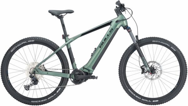 BULLS Copperhead EVO 3 29 (750 Wh), 12 Gang Kettenschaltung, Herrenfahrrad, Diamant, Modell 2024, 29 Zoll 48 cm emerald green matt