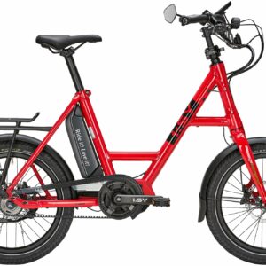 i:SY Speed R14 ZR, 14 Gang Nabenschaltung mit Freilauf, Unisexfahrrad, Compact, Modell 2022, 20 Zoll 47 cm poppy red