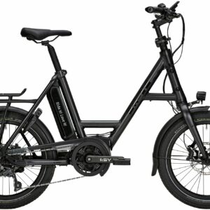 i:SY S8 K (545 Wh), 8 Gang Kettenschaltung, Unisexfahrrad, Kompakt, Modell 2023, 20 Zoll 47 cm pepper black