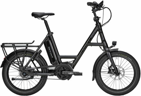 i:SY E5 ZR F CX (545 Wh), 5 Gang Nabenschaltung, Unisexfahrrad, Kompakt, Modell 2023, 20 Zoll 47 cm pepper black