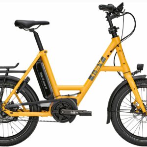 i:SY E5 ZR F CX (545 Wh), 5 Gang Nabenschaltung, Unisexfahrrad, Kompakt, Modell 2023, 20 Zoll 47 cm sunny yellow