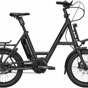 i:SY XXL E5 ZR F Comfort (545 Wh), 5 Gang Nabenschaltung, Unisexfahrrad, Kompakt, Modell 2023, 20 Zoll 51 cm pepper black