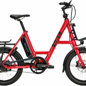 i:SY XXL R14 ZR (545 Wh), 14 Gang Nabenschaltung, Unisexfahrrad, Kompakt, Modell 2023, 20 Zoll 51 cm poppy red