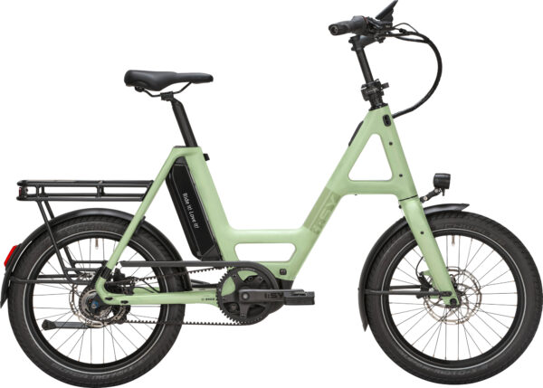 i:SY Skyfly E5 ZR F CX (545 Wh), 5 Gang Nabenschaltung, Unisexfahrrad, Kompakt, Modell 2025, 20 Zoll 47 cm light green
