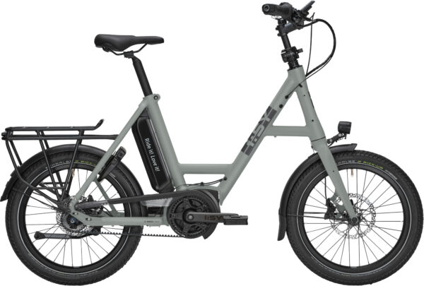 i:SY E5 ZR RT (545 Wh), 5 Gang Nabenschaltung, Unisexfahrrad, Kompakt, Modell 2025, 20 Zoll 47 cm cloud grey