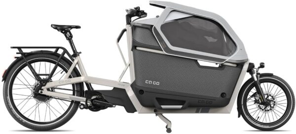 Ca Go FS200 Life Family Plus, Nabenschaltung, Erwachsenenfahrrad, Lastenrad, Modell 2025, 20 Zoll 48 cm grau