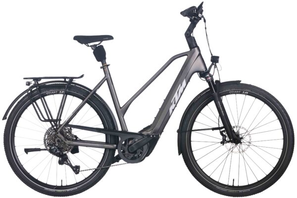 KTM Macina Style 810 Di2 800 Wh Damen Trapez grau 2025