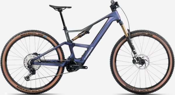 Orbea Rise SL M10 420W - 2025 - Tanzanite Carbon View - Carbon Raw | M