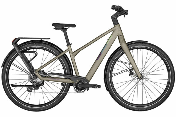 Bergamont E-Vitess Sport Lady shiny taupe brown 28" 360 Wh Trapez