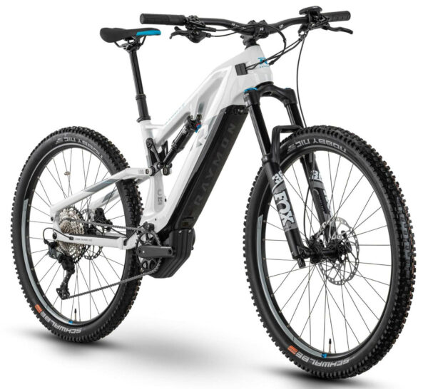 Raymon FullRay 150E 10.0 white/grey/new blue 29" 630 Wh Diamant