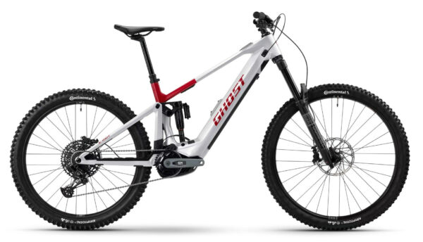 Ghost E-Riot Advanced misty gray / rebel red-glossy 29"/27,5" 800 Wh Diamant
