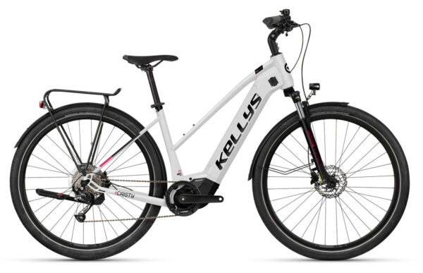 Kellys E-Cristy 30 LTD White 28" 725 Wh Trapez