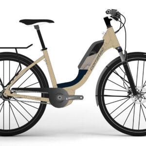 Corratec E-Power Urban 28 Fusion Tube AP5 8S Beige/Grau 28" 500 Wh Wave